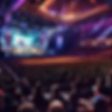 Energetic Audience at the League of Legends Concert A vibrant crowd enjoying the League of Legends concert in San Jose
