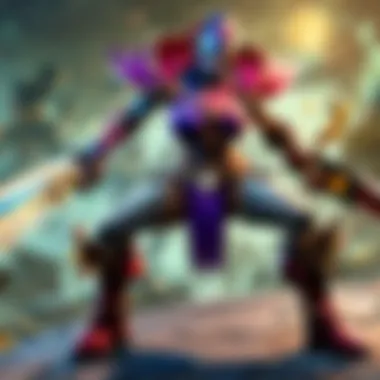 Engaging Champions in Combat Dynamic gameplay showcasing champions in action