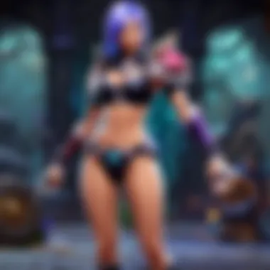 Character Showcase in League of Legends on Apple A stunning League of Legends character in action on an Apple device