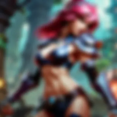 Immersive Gameplay Experience on Apple Devices An Apple device displaying the League of Legends interface with vivid graphics
