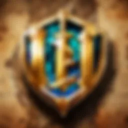 Visual representation of League of Legends logo on a computer screen.