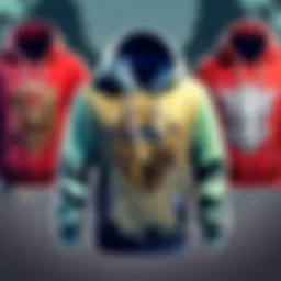 Stylish League of Legends sweatshirt showcasing vibrant artwork