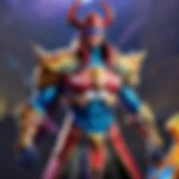 Colorful League Prime Skins showcasing character design