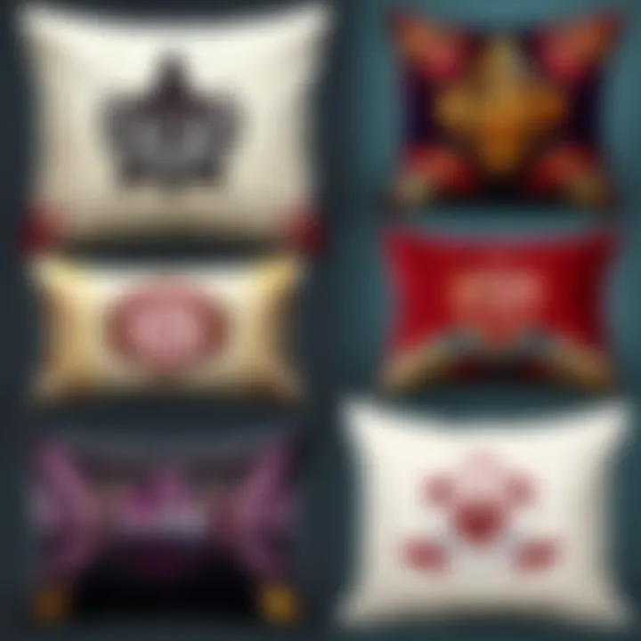 Illustration depicting the luxurious comfort of LoL pillows