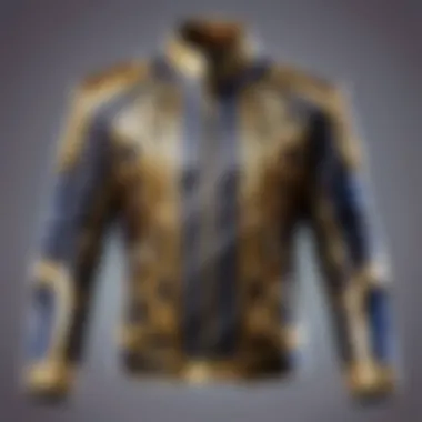 Luxurious fabric texture of the Champion Quest Jacket