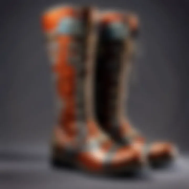 Luxurious materials used in Upsolo Boots