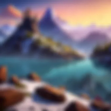 Majestic Mountain Sole in Tranquil Setting Majestic Mountain Sole in Tranquil Setting