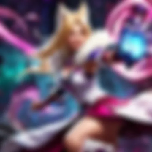 Ethereal Aura of Ahri in Battle