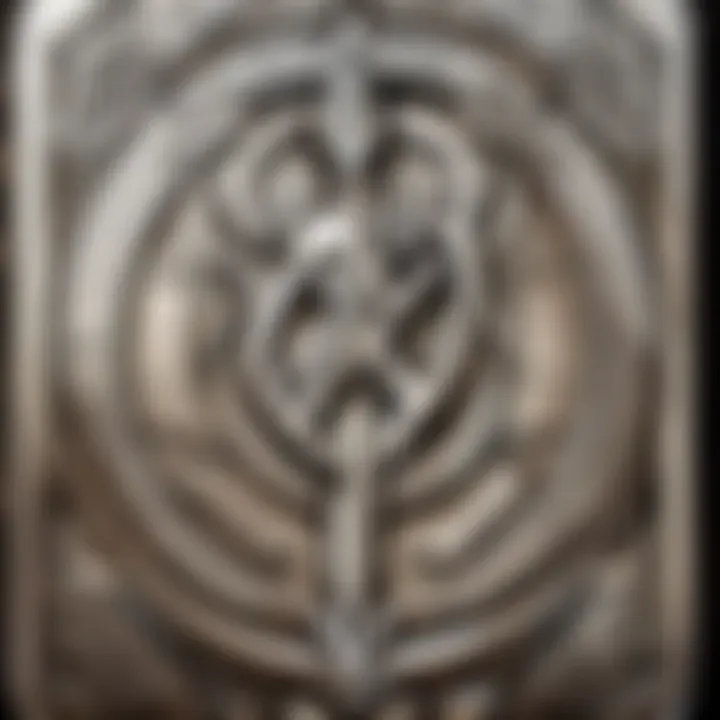 Mystical rune symbols adorning Silver Kayle