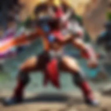 Fierce Warrior in Battle Fierce Warrior in Battle