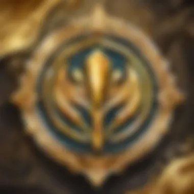 Ornate Emblem of Gold League of Legends Account