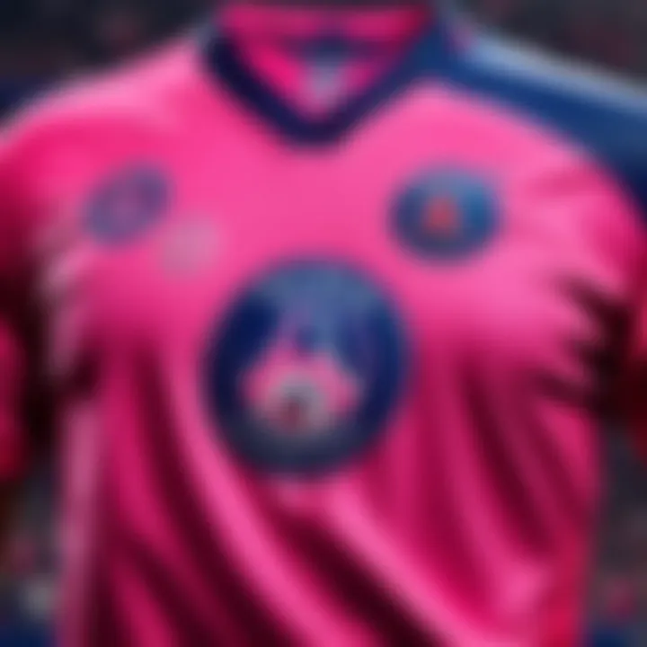 Craftsmanship behind the creation of Paris St Germain Pink Jersey