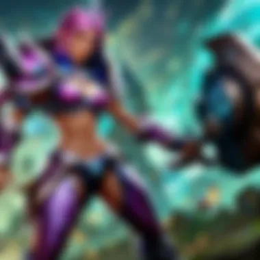 Mobile Interface of League of Legends Mobile interface of League of Legends
