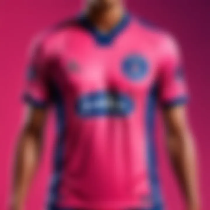 Paris St Germain Pink Jersey Design Details