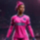 Paris St Germain Pink Jersey Evolution