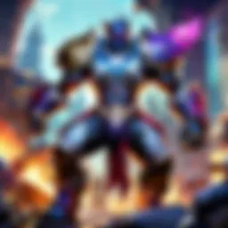 A diverse display of Riot Games merchandise showcasing various products.