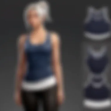 Sophisticated Draping of the Shien Tank Top Elegantly draped tank top in a chic setting