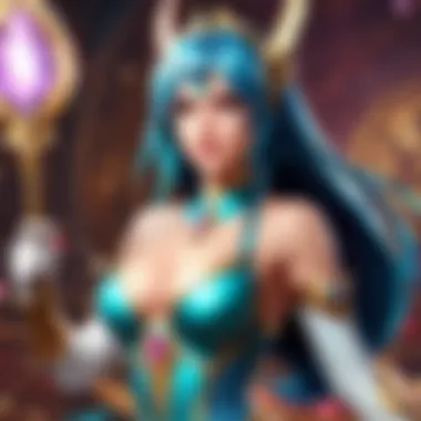 Understanding Sona's Unique Abilities Close-up of Sona's abilities and skill icons