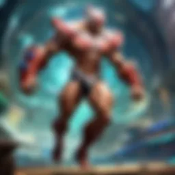 Digital Illustration of Sport Pl Arena