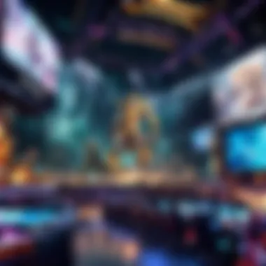 The Thrill of Live Esports Events Energetic crowd watching a live League of Legends match
