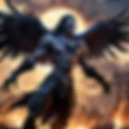 A visual representation of the Crow Storm ability in action within League of Legends, showcasing character abilities swirling together.