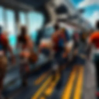 Passengers Boarding for Split Passengers boarding a flight to Split, Croatia