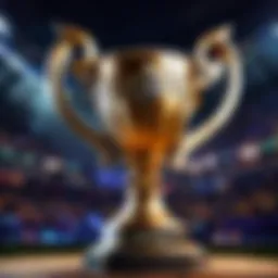 Elegant Trophy Displayed at Sorteo de la Champions League Venue