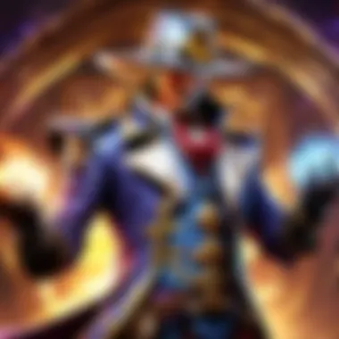 Twisted Fate's Spellcasting Mechanics Illustration of Twisted Fate casting a spell with his cards