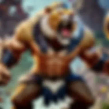 Mythical Beast roaring with strength and ferocity in League of Legends