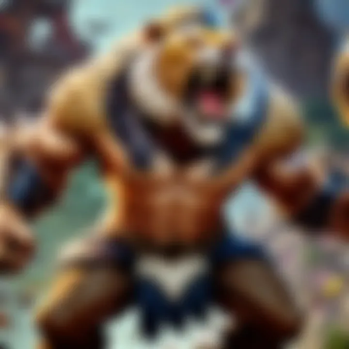 Mythical Beast roaring with strength and ferocity in League of Legends