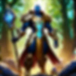 An abstract representation of Guardian EM Vision Nine's influence in League of Legends gameplay.
