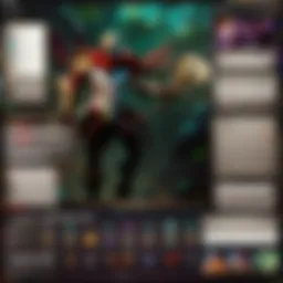 A detailed view of a League of Legends account dashboard