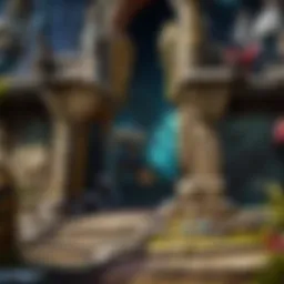 Illustration depicting the tiers of the Honor Levels system in League of Legends.