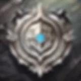 A visual representation of a Silver rank badge in League of Legends.