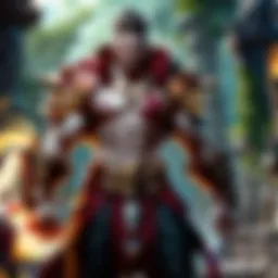 Garren's champion abilities in action