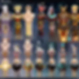 Graphical representation of champion rankings in League of Legends