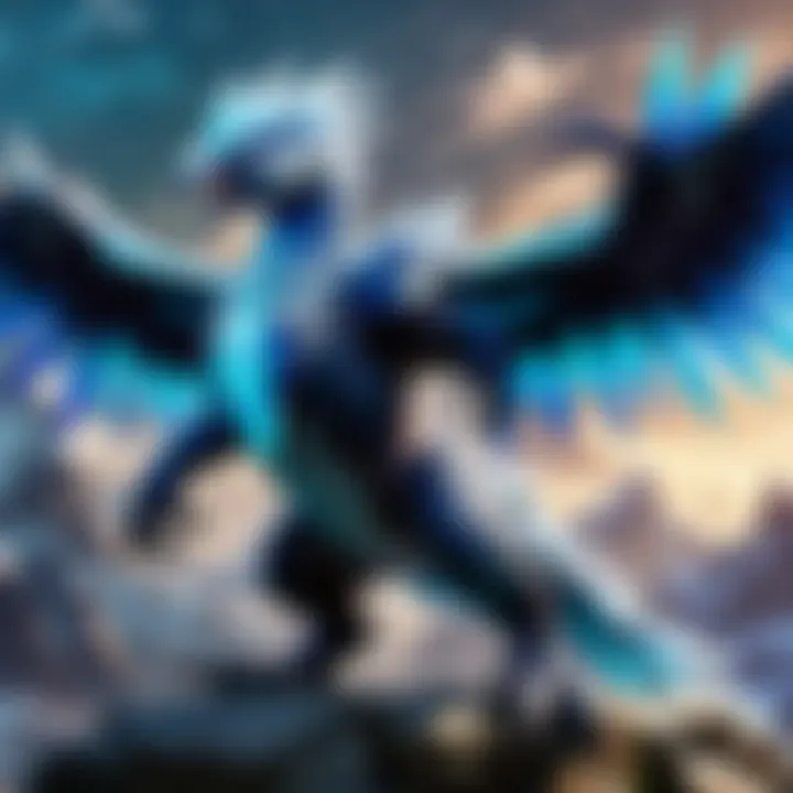 Anivia casting her chilling ultimate ability, Glacial Storm