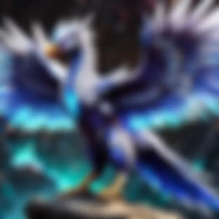 Majestic Anivia unleashing her icy powers in battle