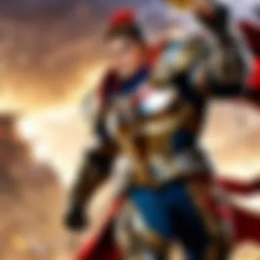 Clash of Titans: Garen vs. Darius A fierce battle between Garen and Darius, two mighty champions in League of Legends