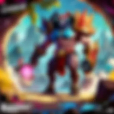 Vibrant Community Interactions in LoLscape Illustration capturing the vibrant and engaging community interactions within League of Legends