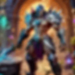 League of Legends gameplay with VPN interface